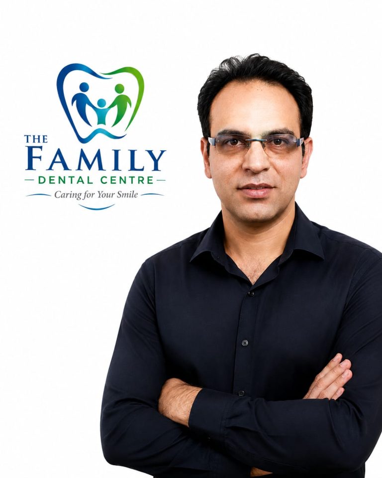 Dr. Inderjeet Singh, general dentist at The Family Dental Centre in Scarborough